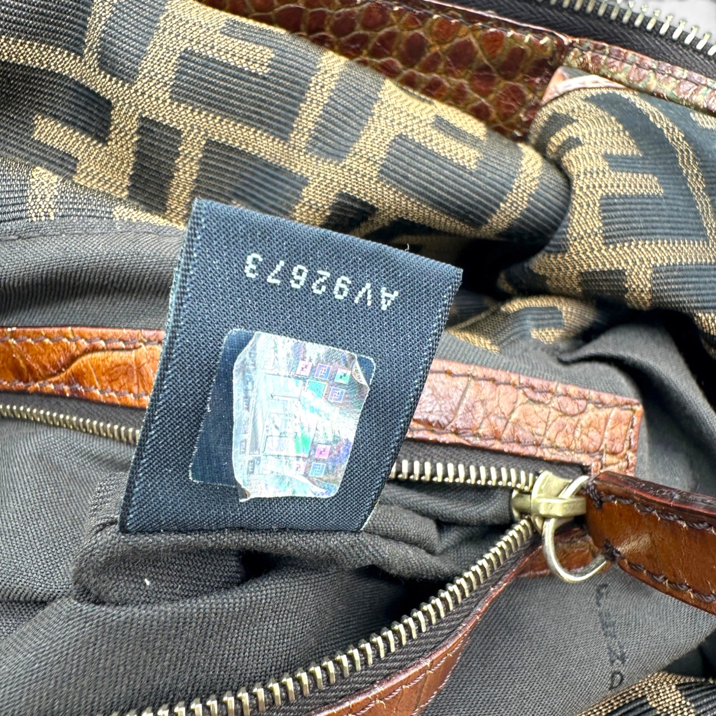 Vintage Fendi Zucca Chef Tote