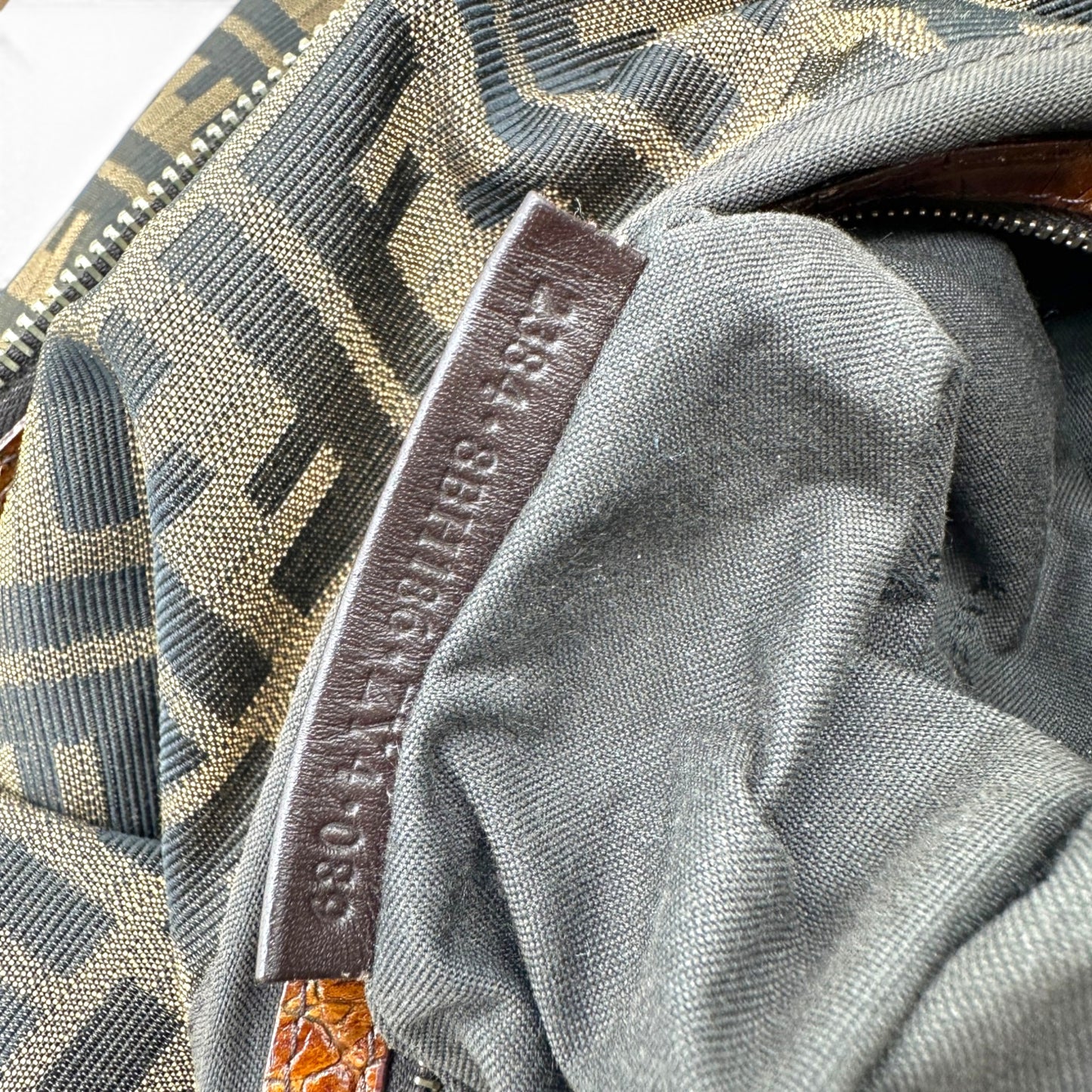 Vintage Fendi Zucca Chef Tote