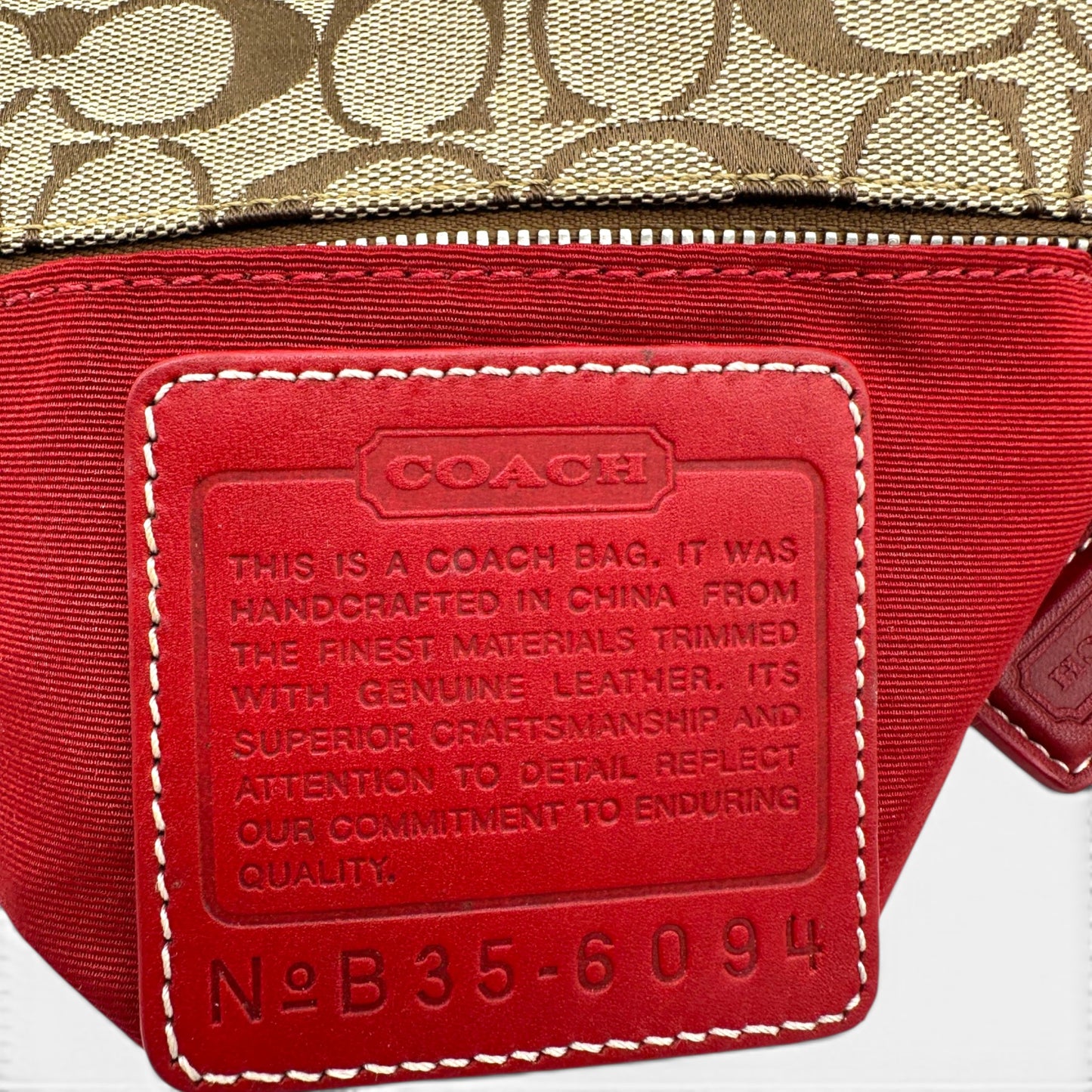 Vintage Coach 6094 Demi Mini Shoulder Bag