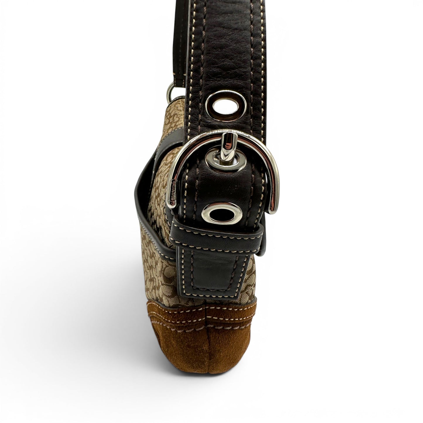 Vintage Coach 11842 Leder-Soho-Schultertasche