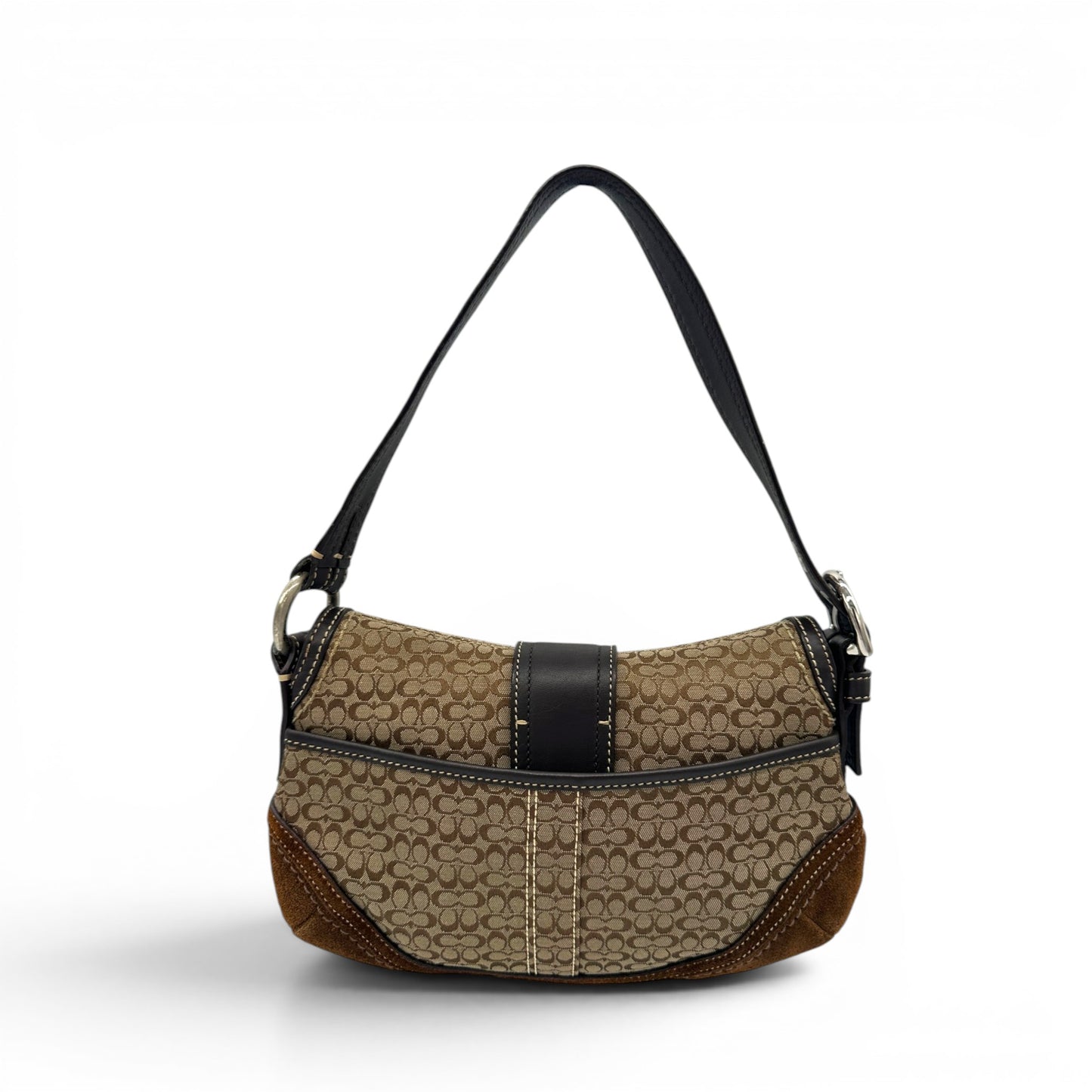 Vintage Coach 11842 Leder-Soho-Schultertasche