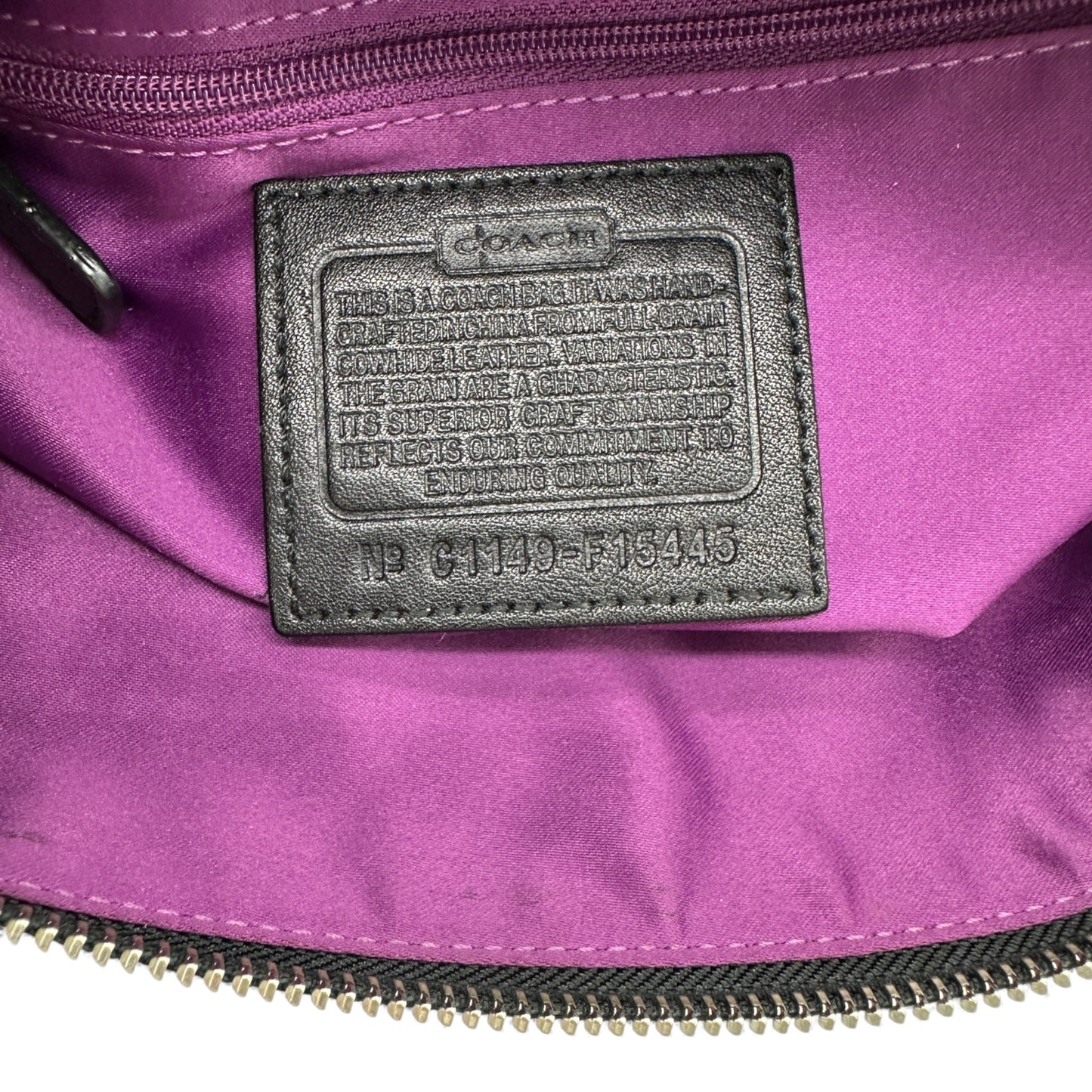 Vintage Coach Ashley F15445 Shoulder Bag