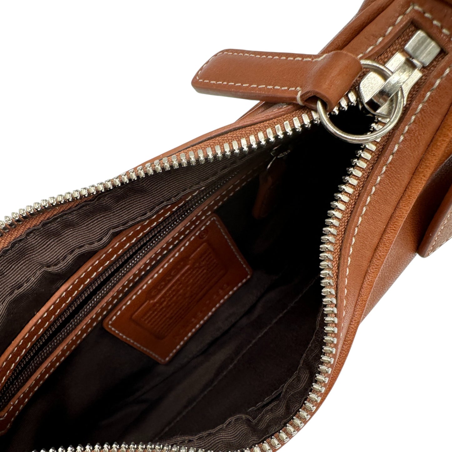 Vintage Coach 7593 Crescent Schultertasche