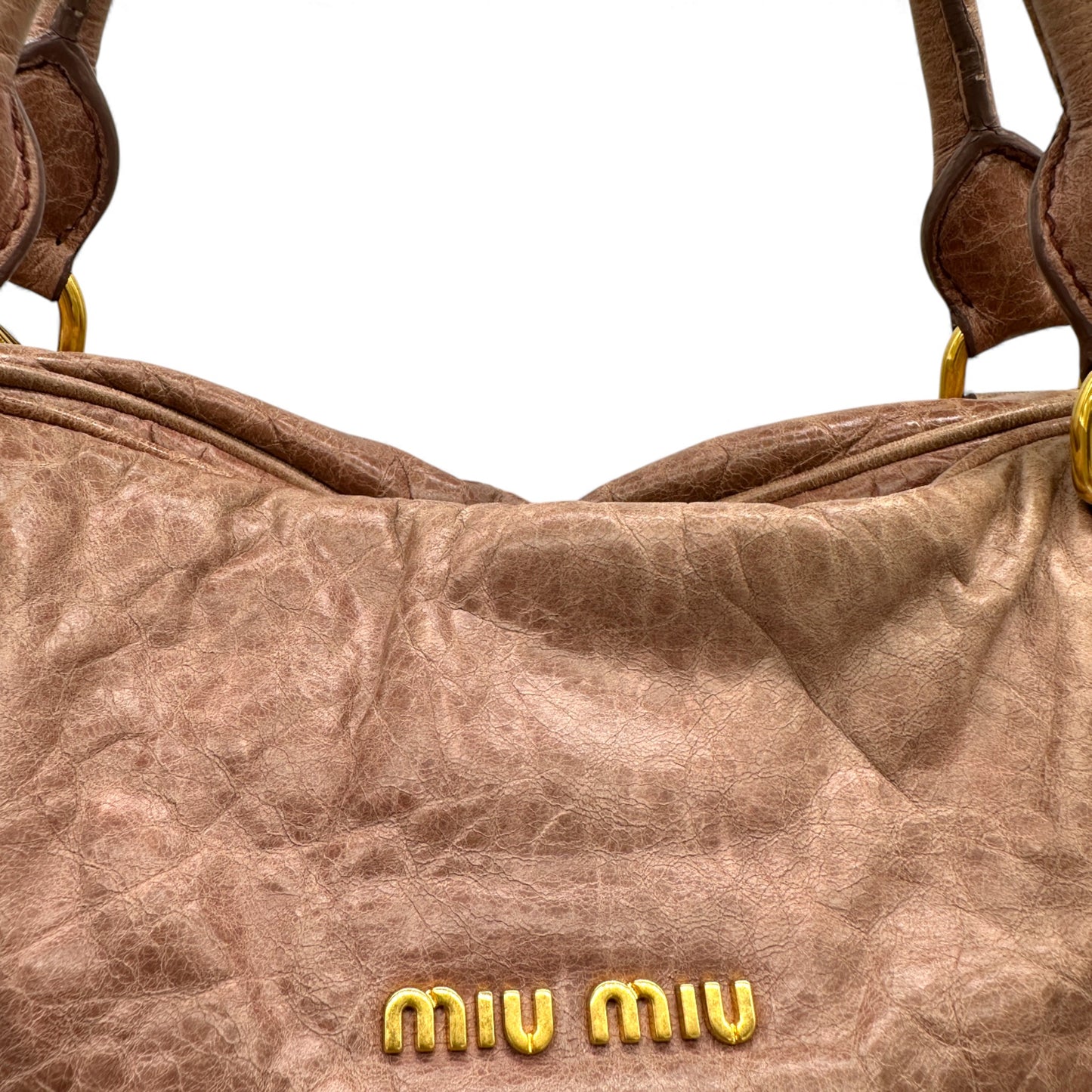 Vintage Miu Miu 2-Way Nappa Leather Handbag