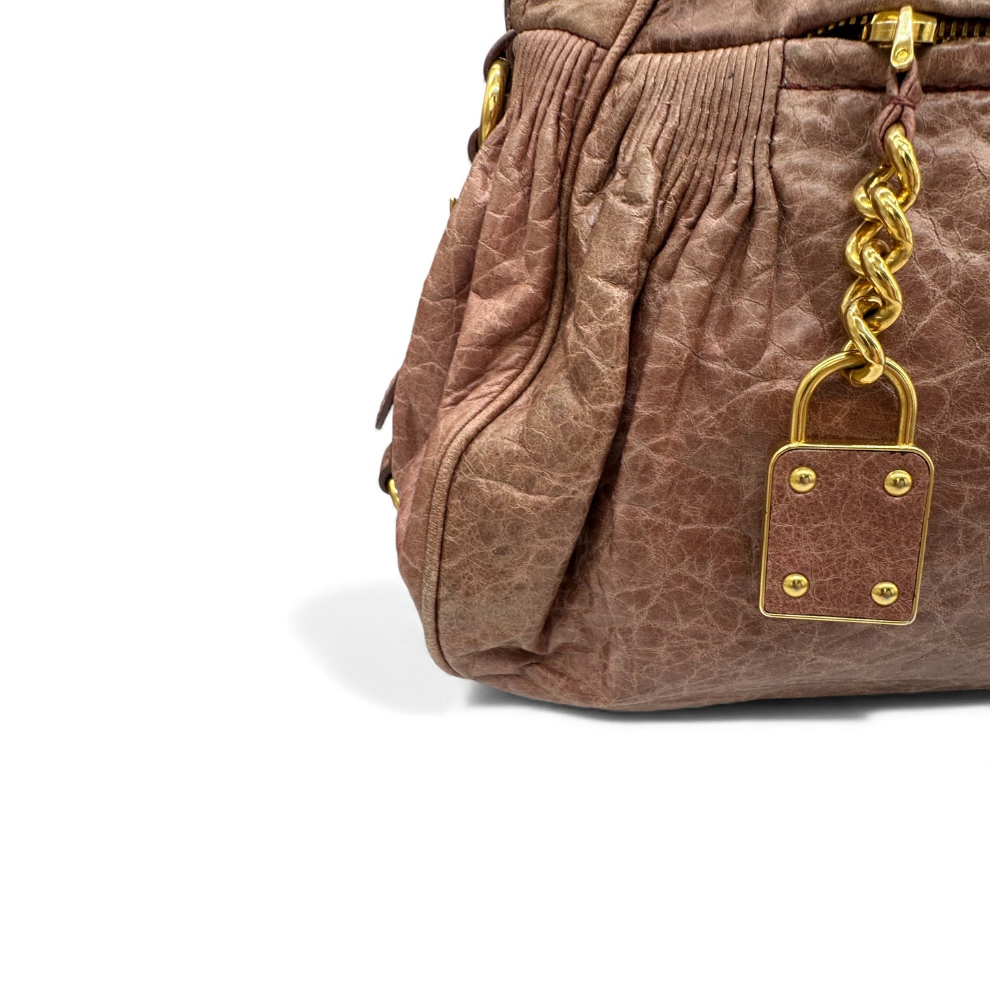 Vintage Miu Miu 2-Way Nappa Leather Handbag