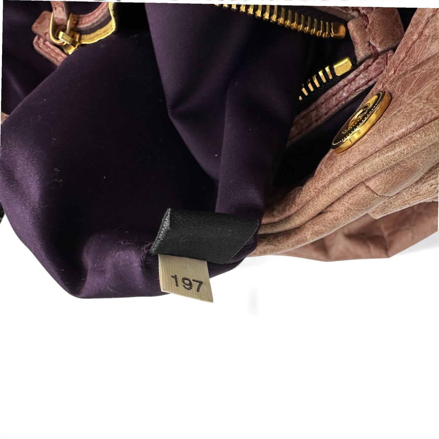 Vintage Miu Miu 2-Way Nappa Leather Handbag