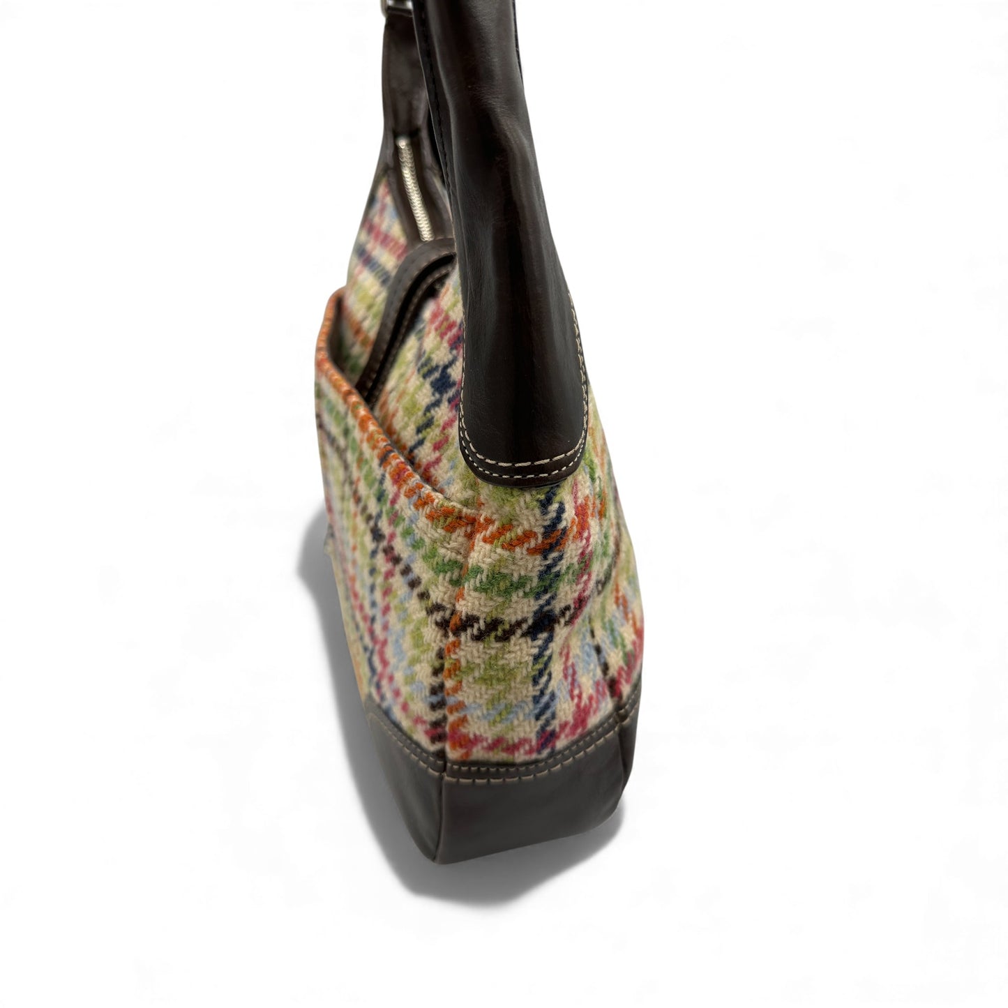 Vintage Coach F12631 Hampton Tattersall Shoulder Bag