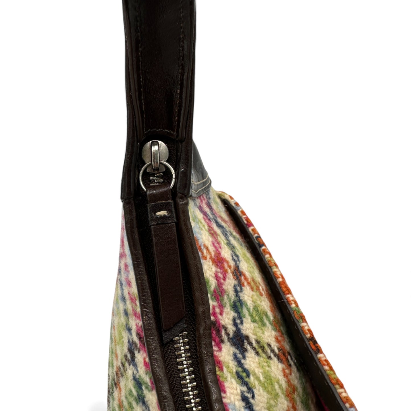 Vintage Coach F12631 Hampton Tattersall Shoulder Bag