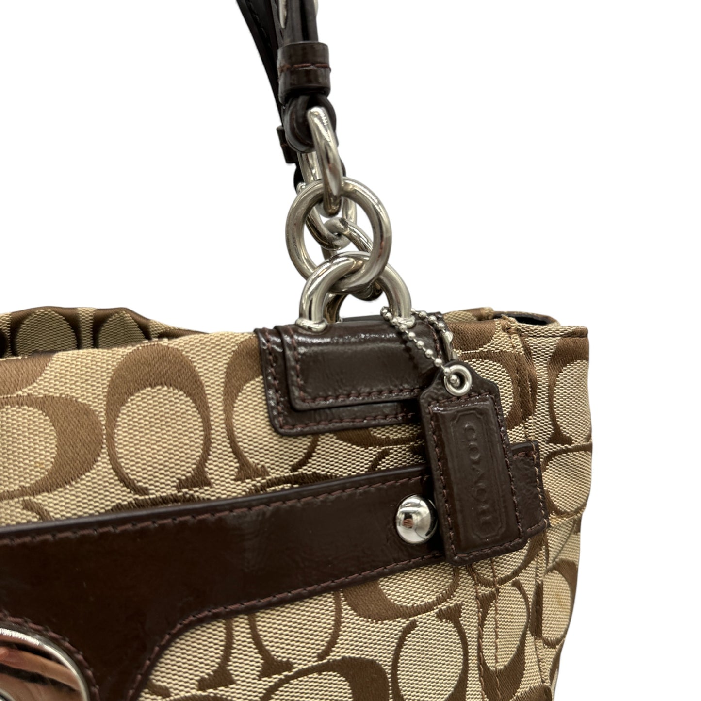 Vintage Coach F16540 Penelope Carryall Tote Bag