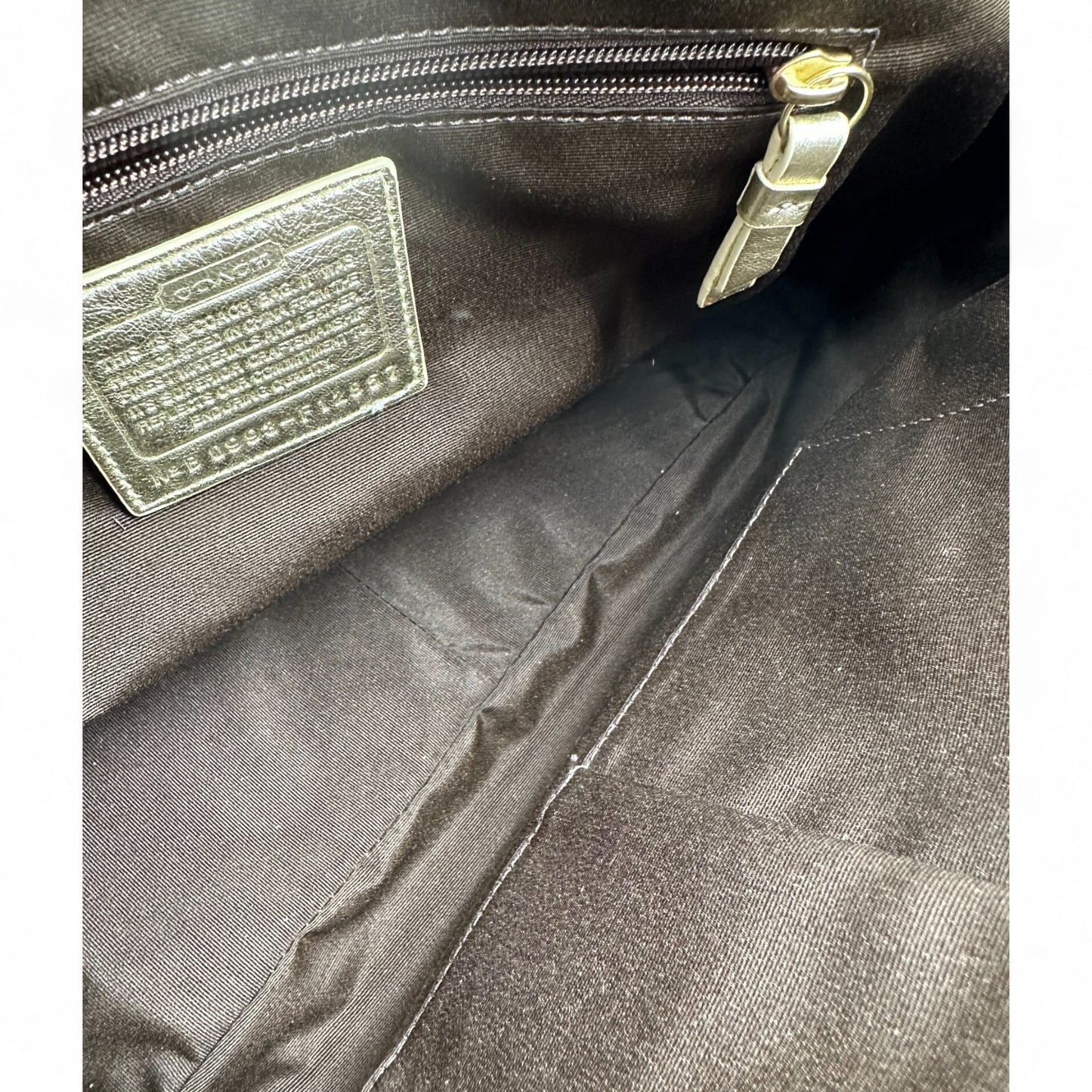 Vintage Coach F12857 Ali Legacy Turnlock Shoulder Bag