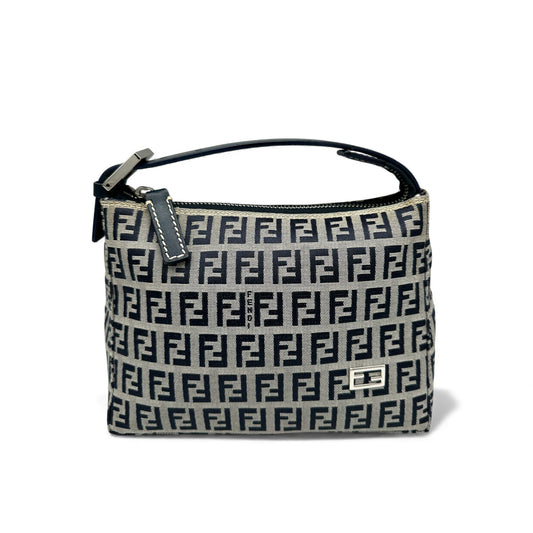 Vintage Fendi Zucchino Pouch Handbag
