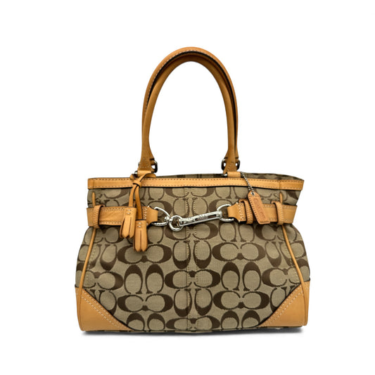 Vintage Coach F08K06 Hampton Clip Tote Handtasche