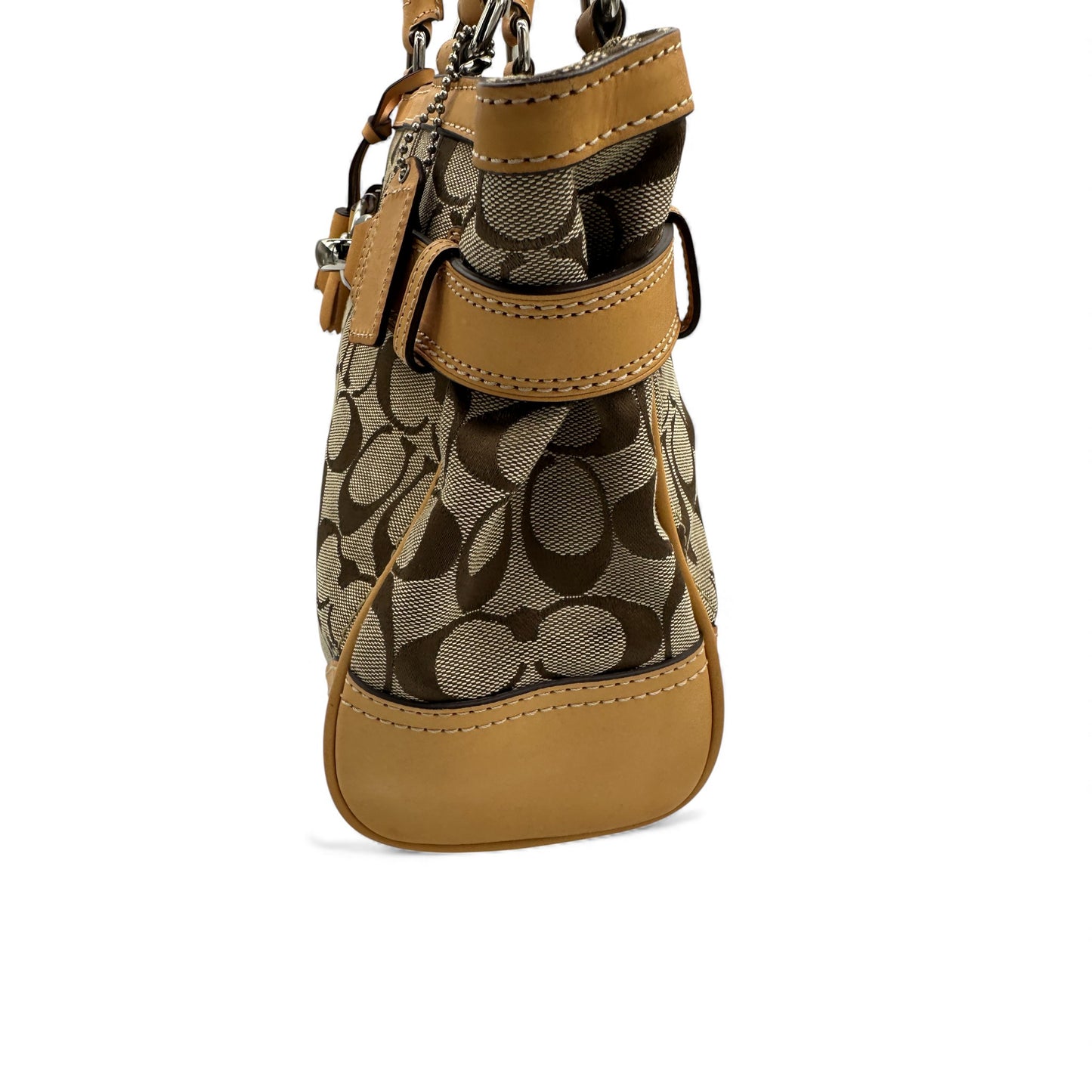 Vintage Coach F08K06 Hampton Clip Tote Handtasche