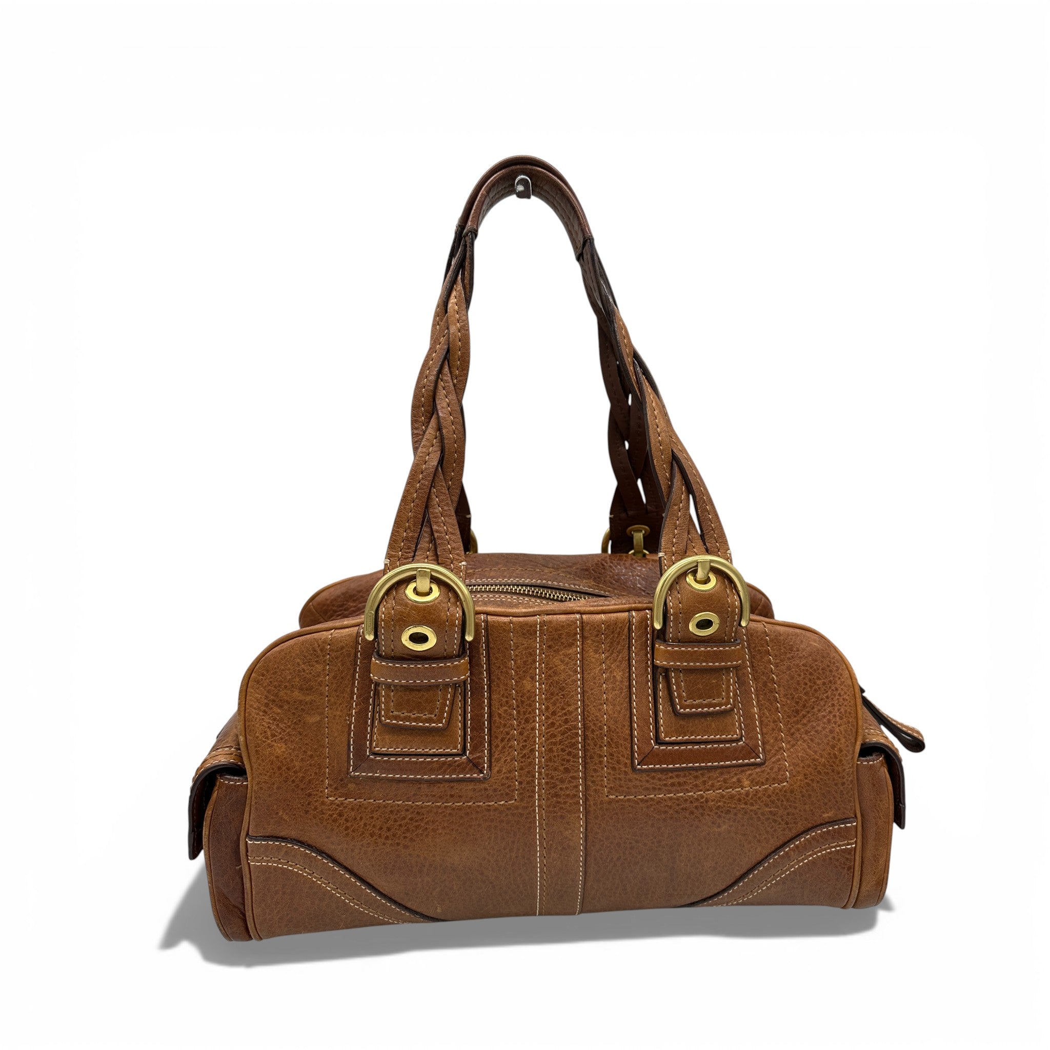 バッグ Coach Mia Soho Braided Leather Tote Bag Vintage Coach 10048 Mia Soho Shoulder Bag – Thanks it's Vintage