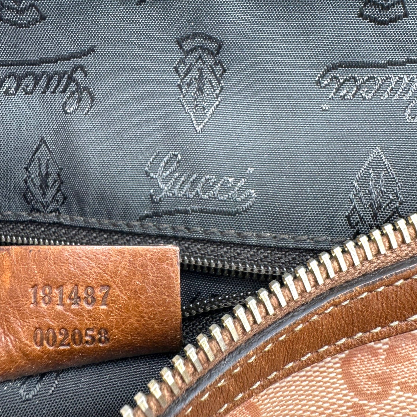 Vintage Gucci Duchessa GG Crystal Mini Boston Handbag