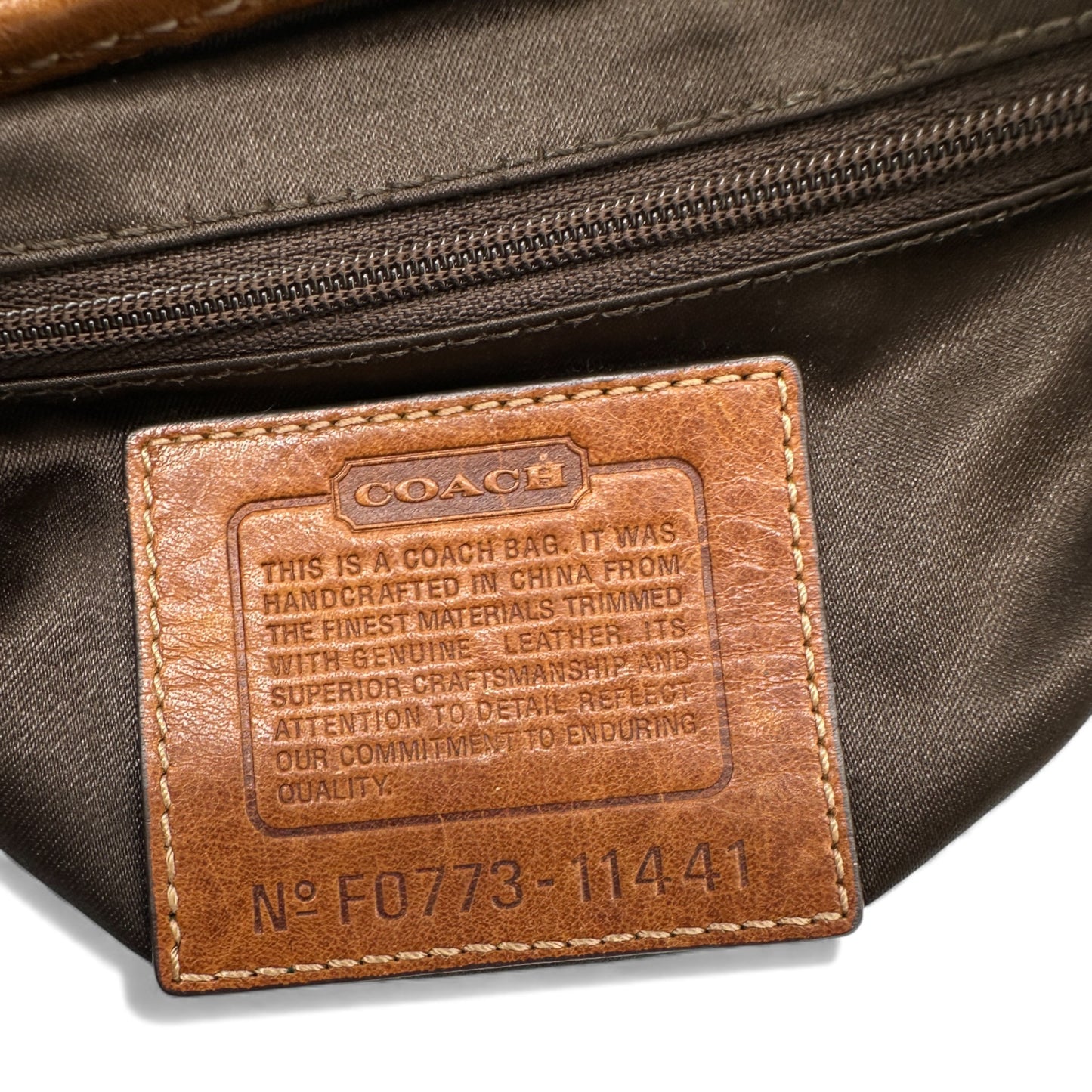 Vintage Coach 11441 Bleecker Shoulder Bag