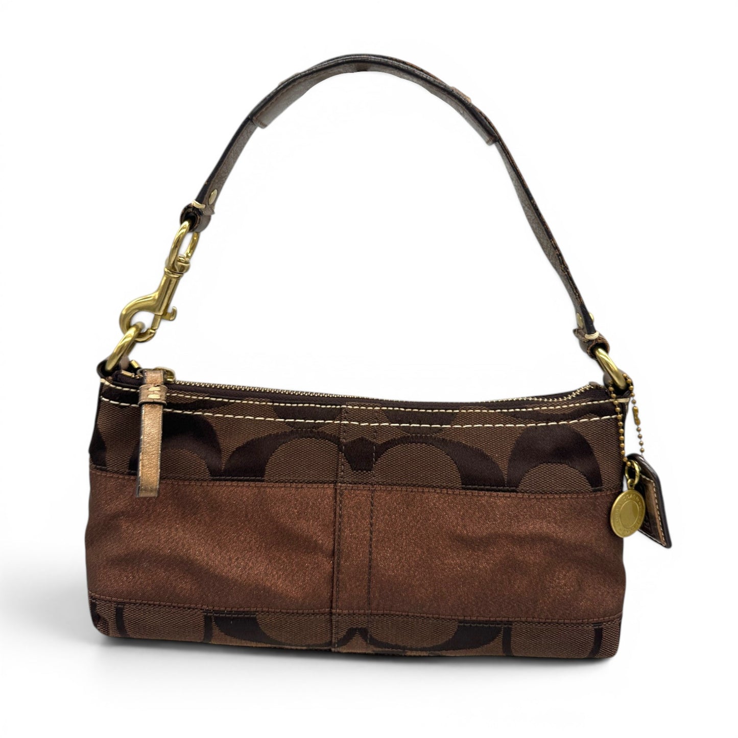 Vintage Coach 11096 East West Baguette Shoulder Bag