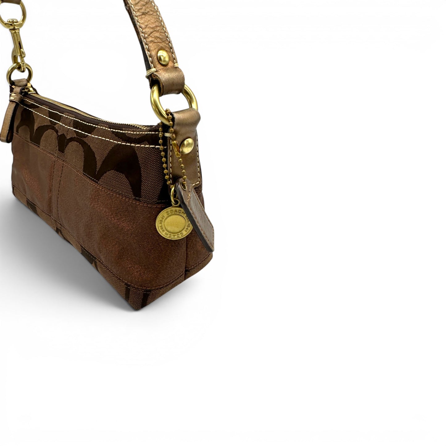Vintage Coach 11096 East West Baguette Shoulder Bag