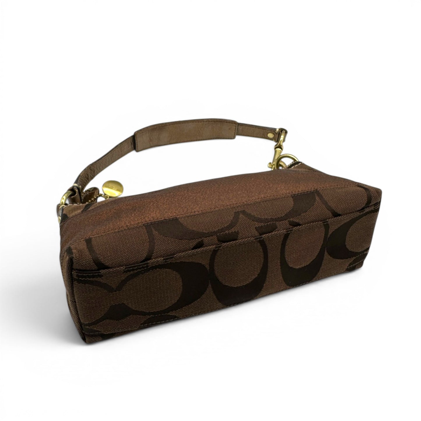 Vintage Coach 11096 East West Baguette Shoulder Bag