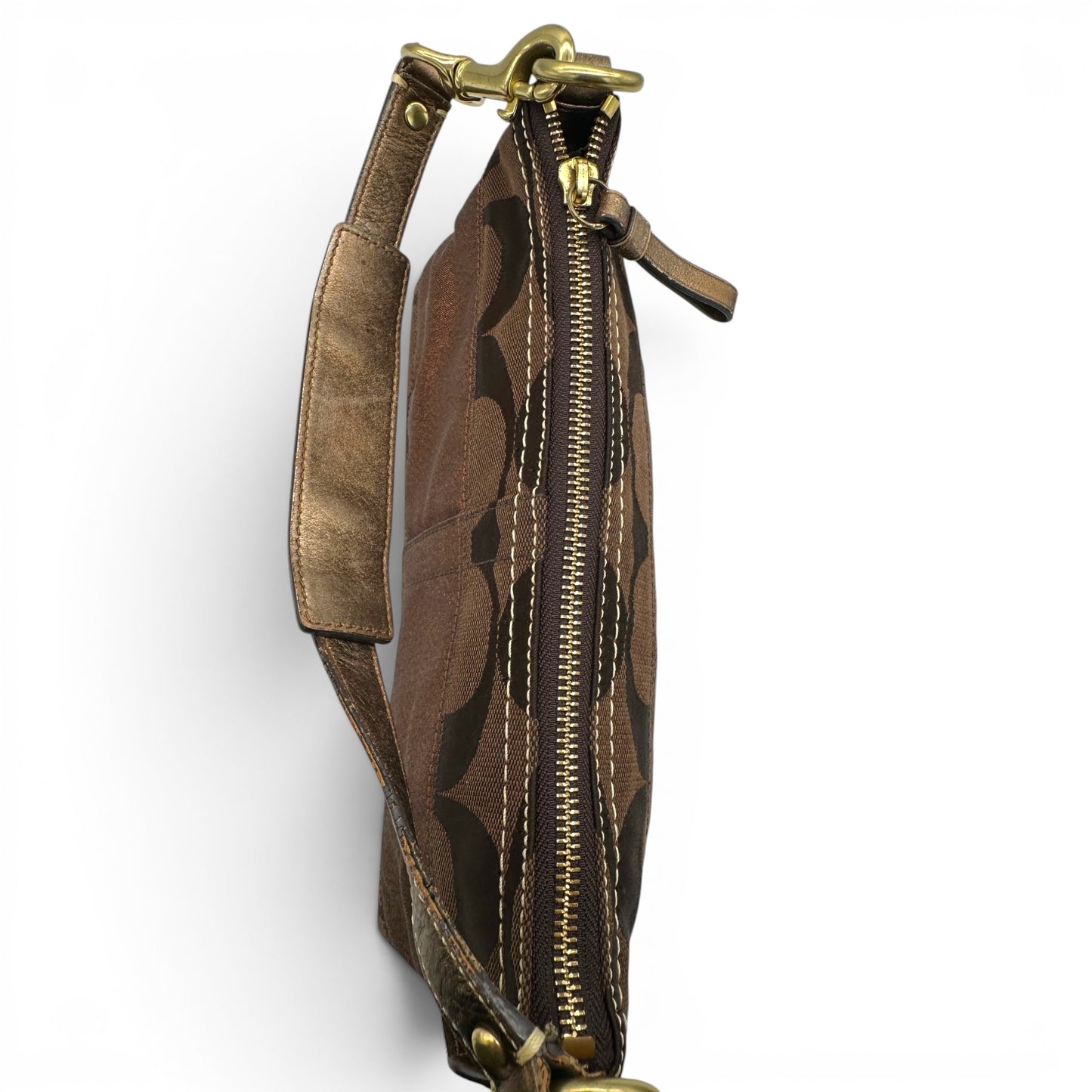 Vintage Coach 11096 East West Baguette Shoulder Bag