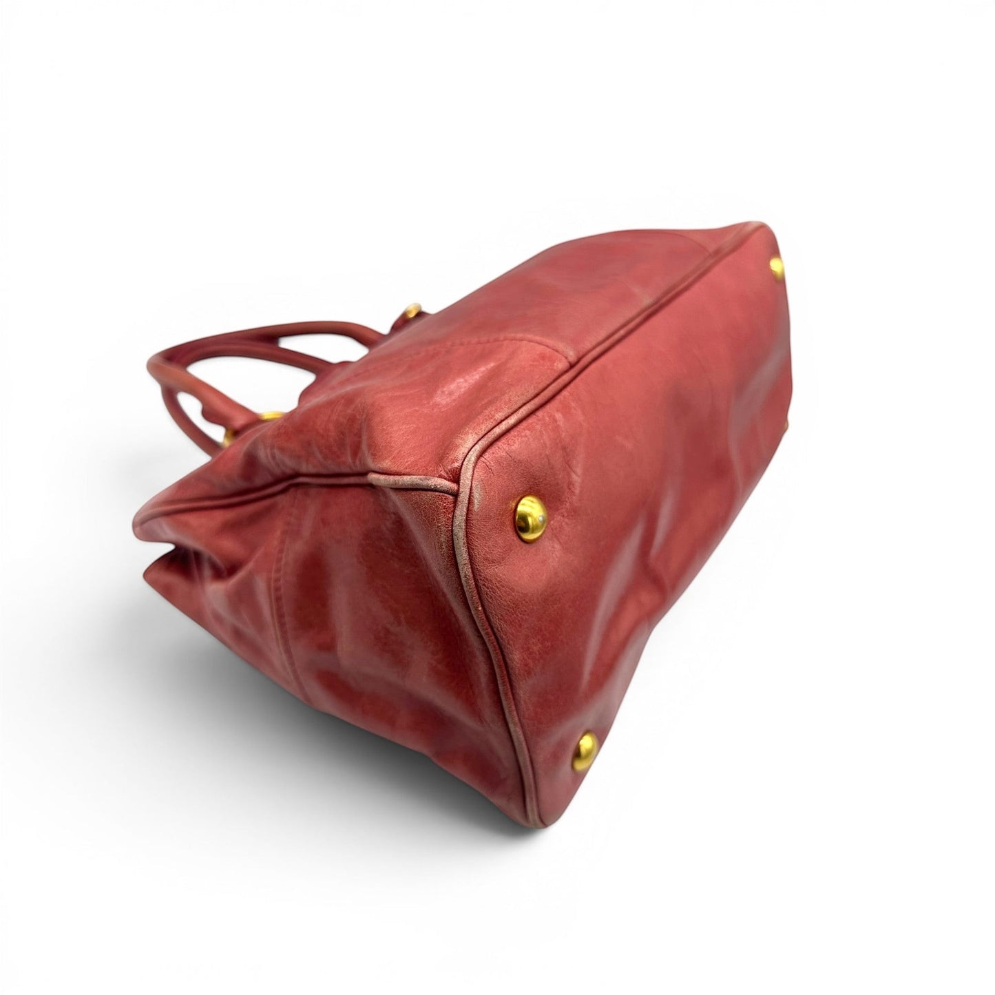 Vintage Miu Miu Vitello Shine 2-Wege-Handtasche