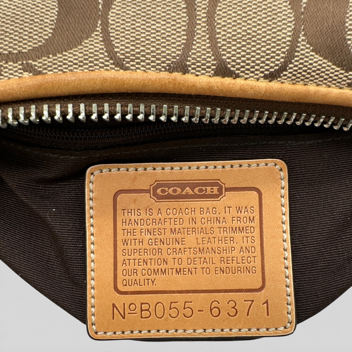 Vintage Coach 6371 Baguette Schultertasche