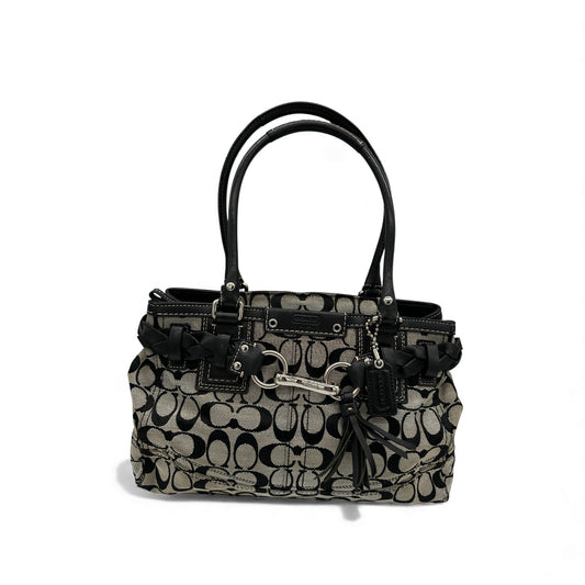 Vintage Coach F15665 Hampton Clip Handbag