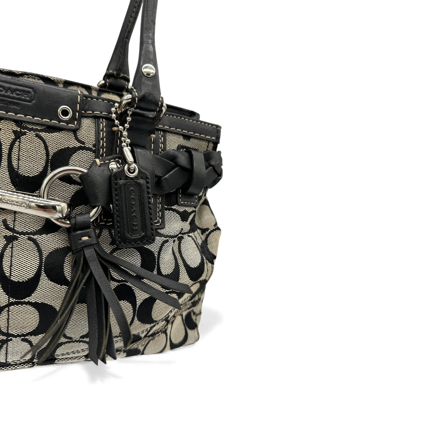 Vintage Coach F15665 Hampton Clip Handtasche