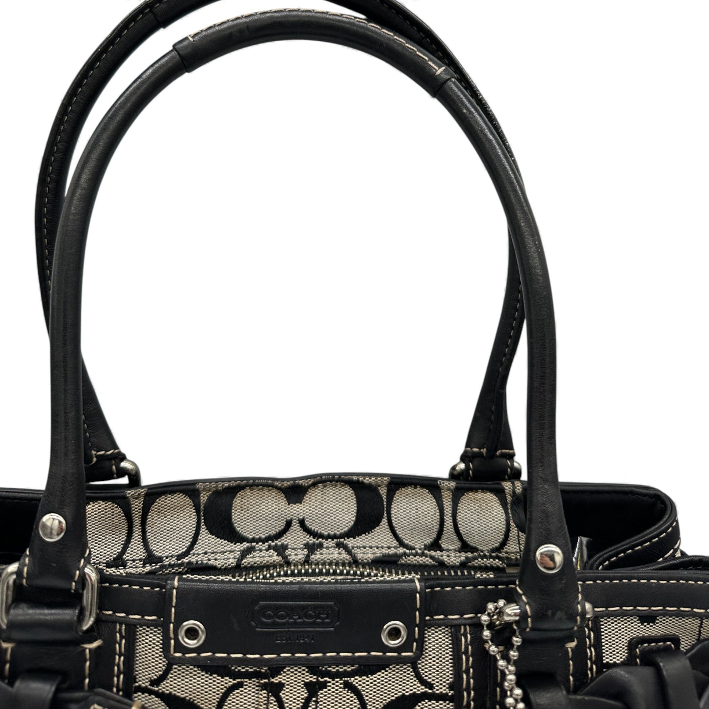 Vintage Coach F15665 Hampton Clip Handtasche