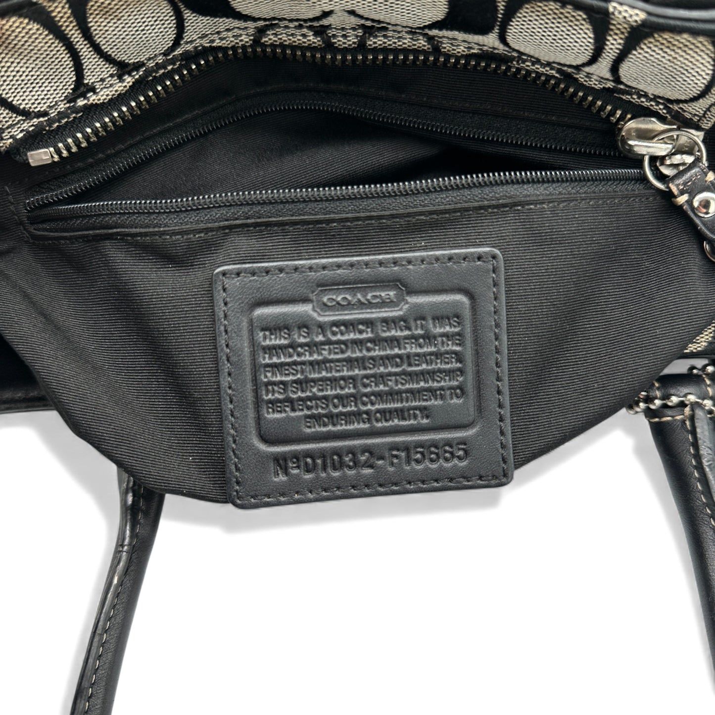 Vintage Coach F15665 Hampton Clip Handtasche