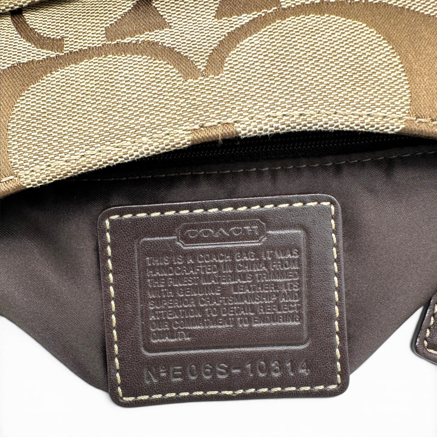 Sac bandoulière vintage Coach 10314 à clip mors