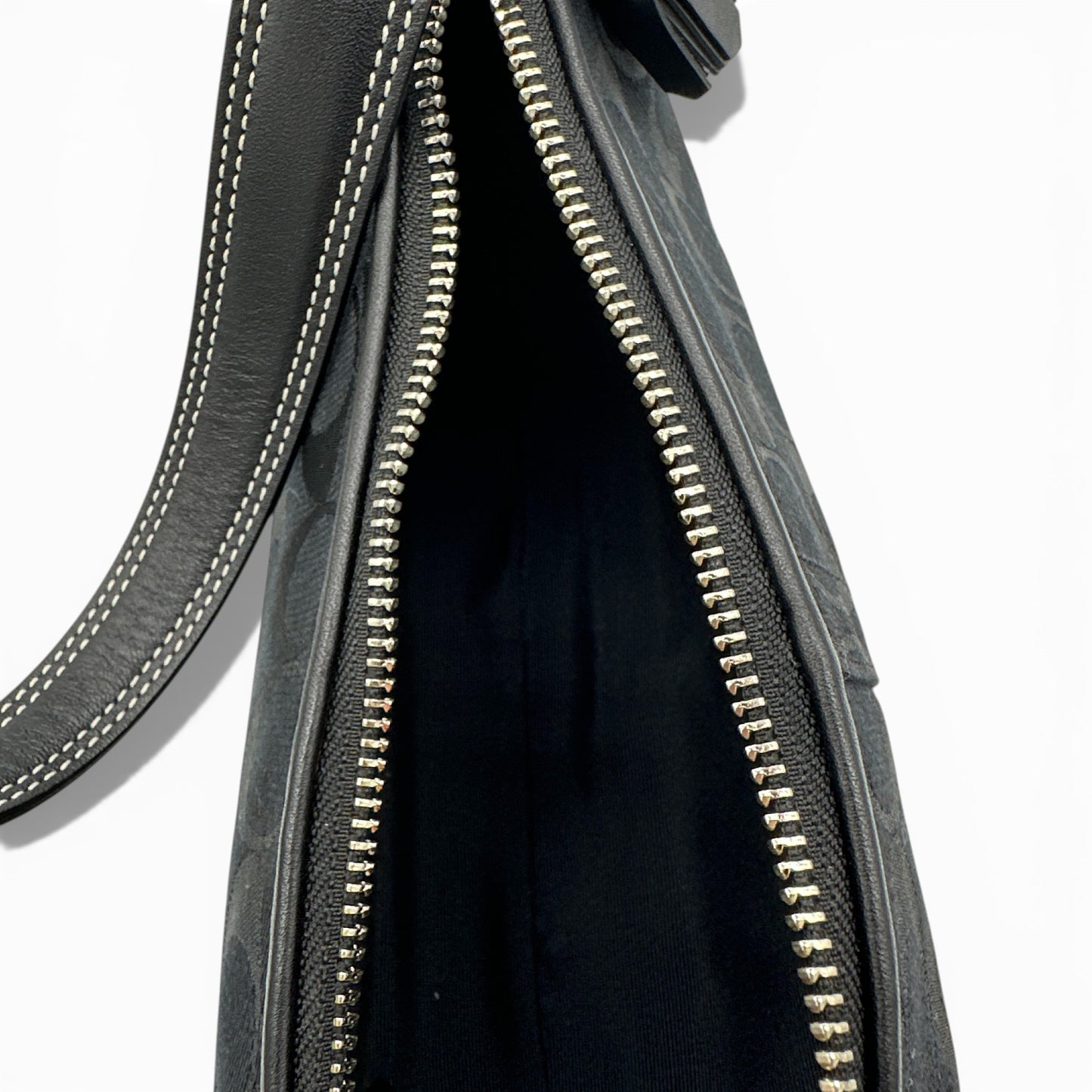 Vintage Coach 8K01 East West Baguette Schultertasche