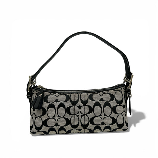 Sac bandoulière vintage Coach 6371 East West Baguette