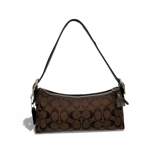 Sac bandoulière baguette vintage Coach 8K01 East West