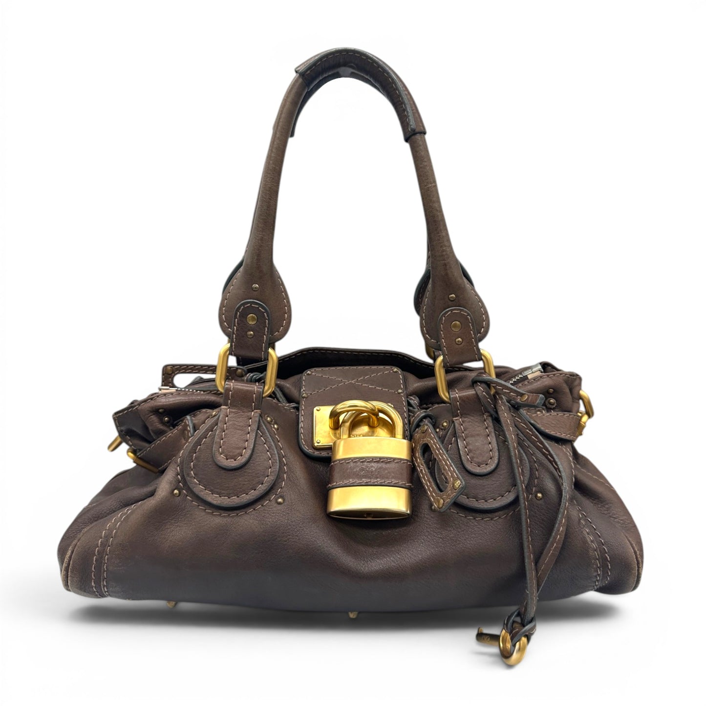 Chloé Paddington Handtasche aus rotem Leder