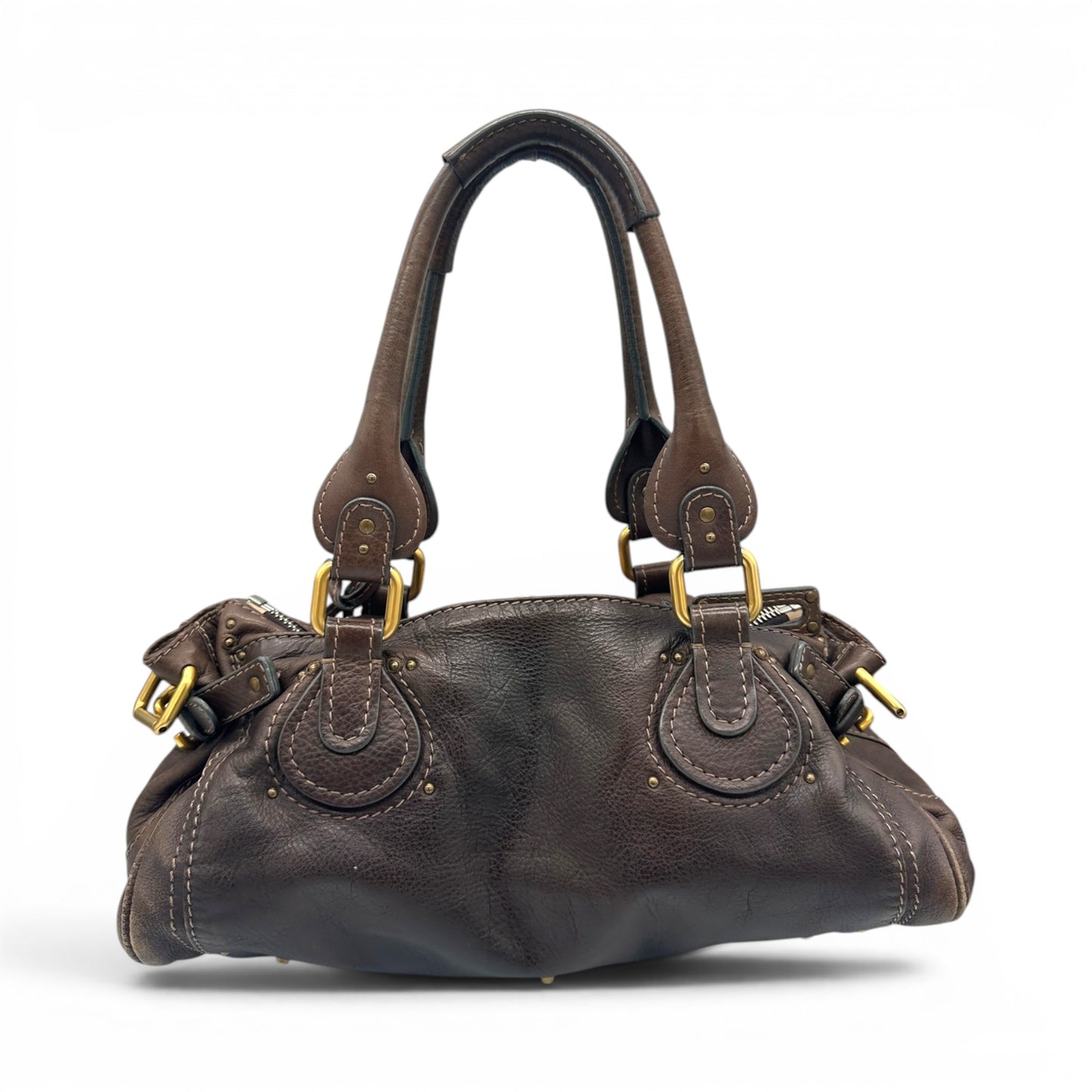 Chloé Paddington Handtasche aus rotem Leder