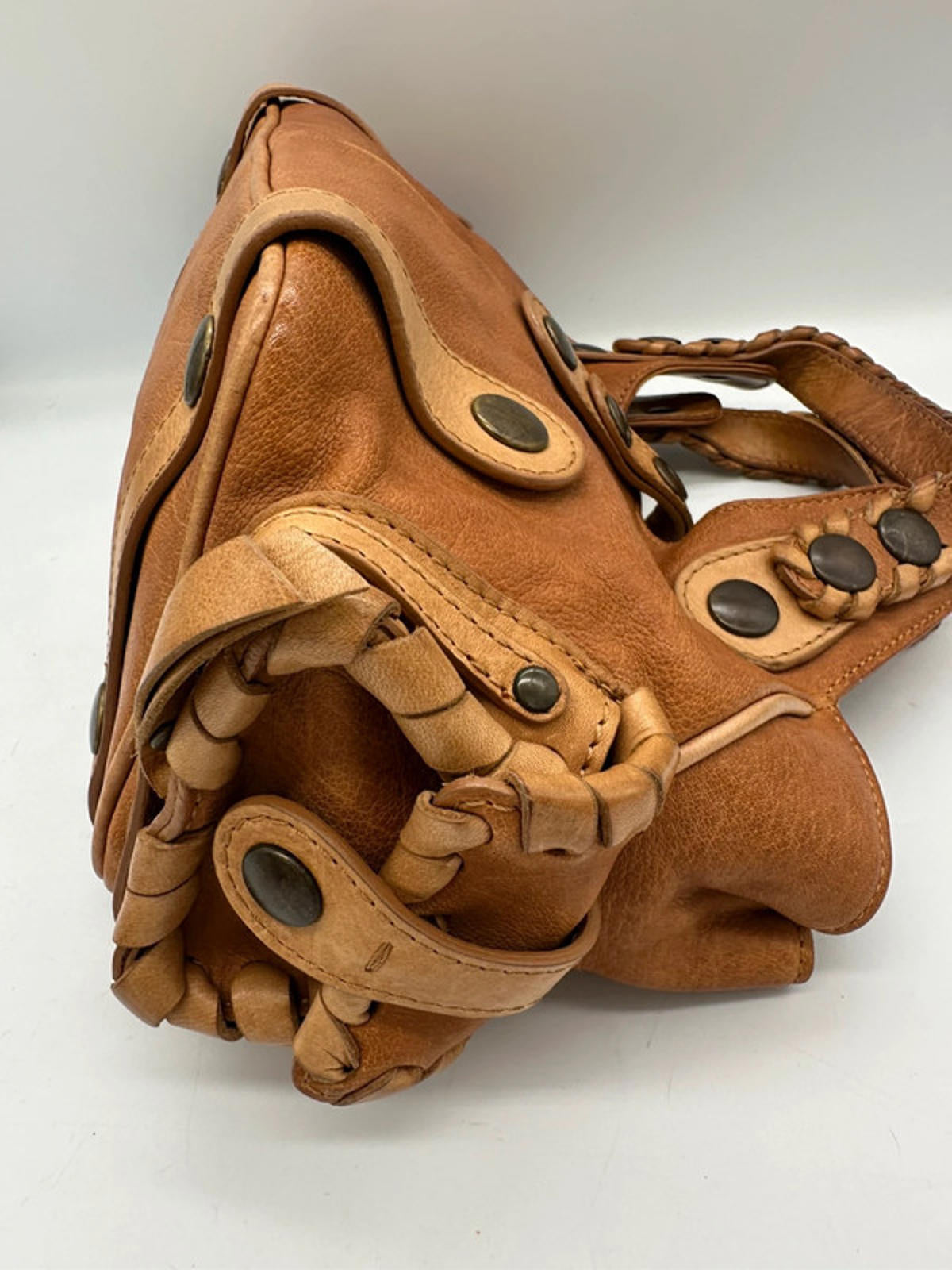 Vintage Chloé Mini Size Brown Leather Silverado