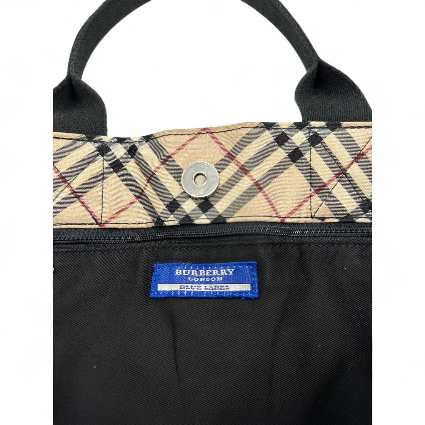 Burberry Blue Label Nova Check Tote Canvas Tote Shoulder Bag - Thanks it's Vintage