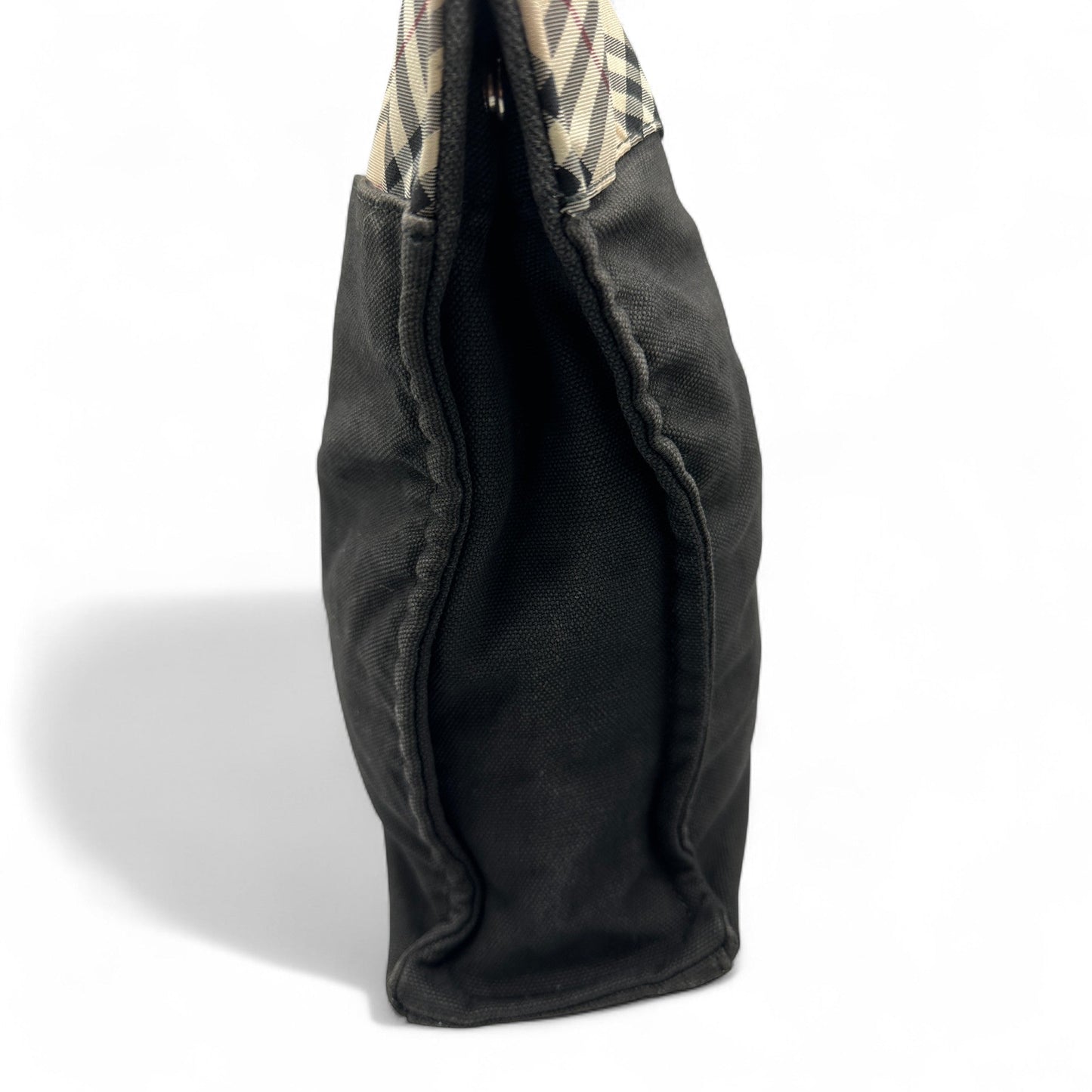 Burberry Blue Label Nova Check Tote Canvas Tote Shoulder Bag - Thanks it's Vintage