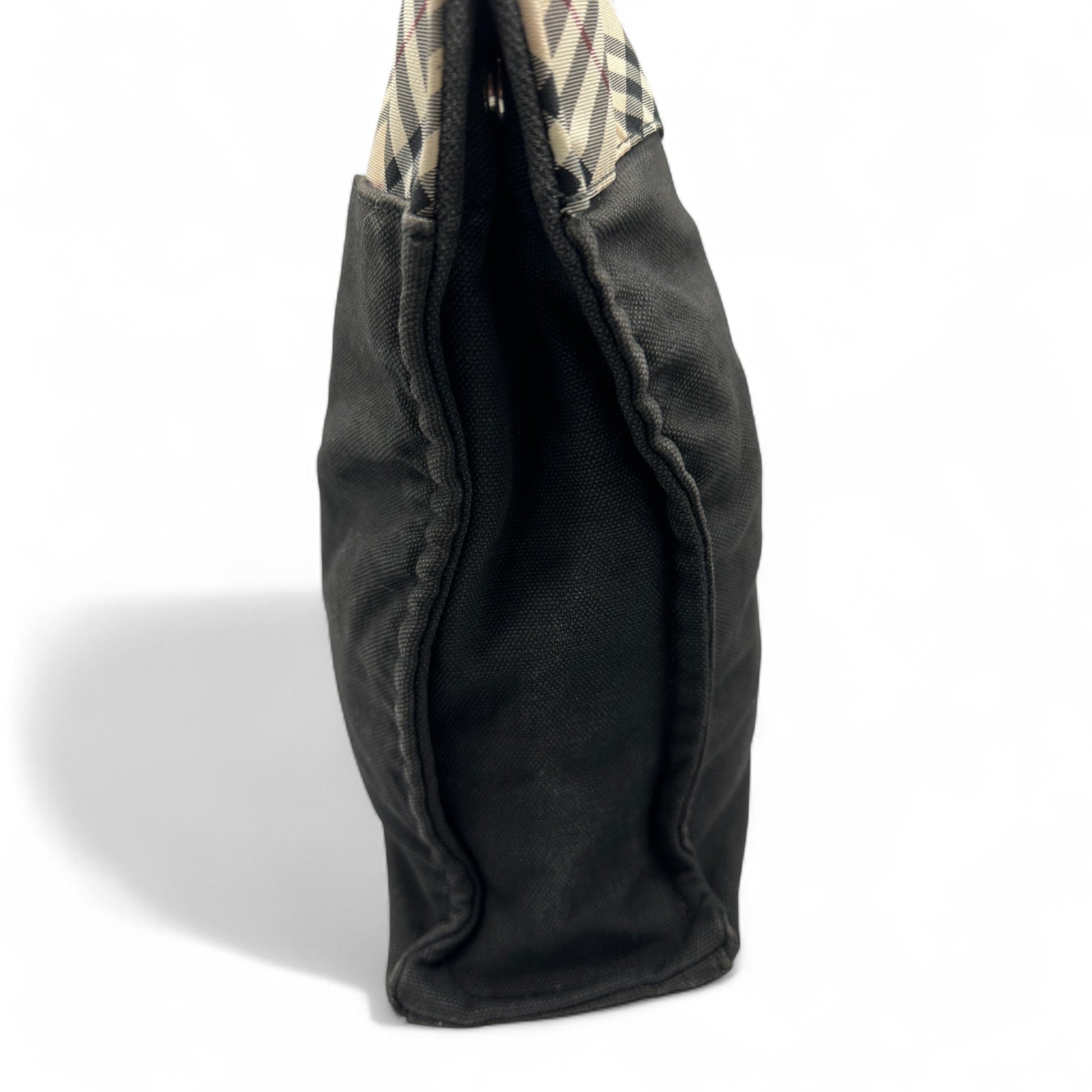 Burberry Blue Label Nova Check Tote Canvas Tote Shoulder Bag - Thanks it's Vintage