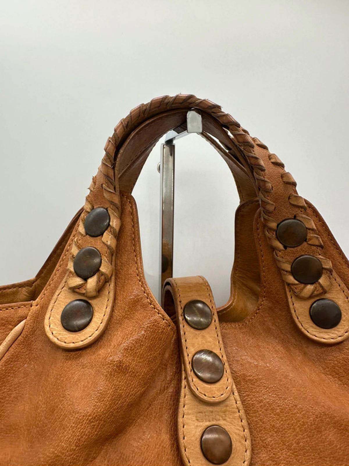 Vintage Chloé Mini Size Brown Leather Silverado