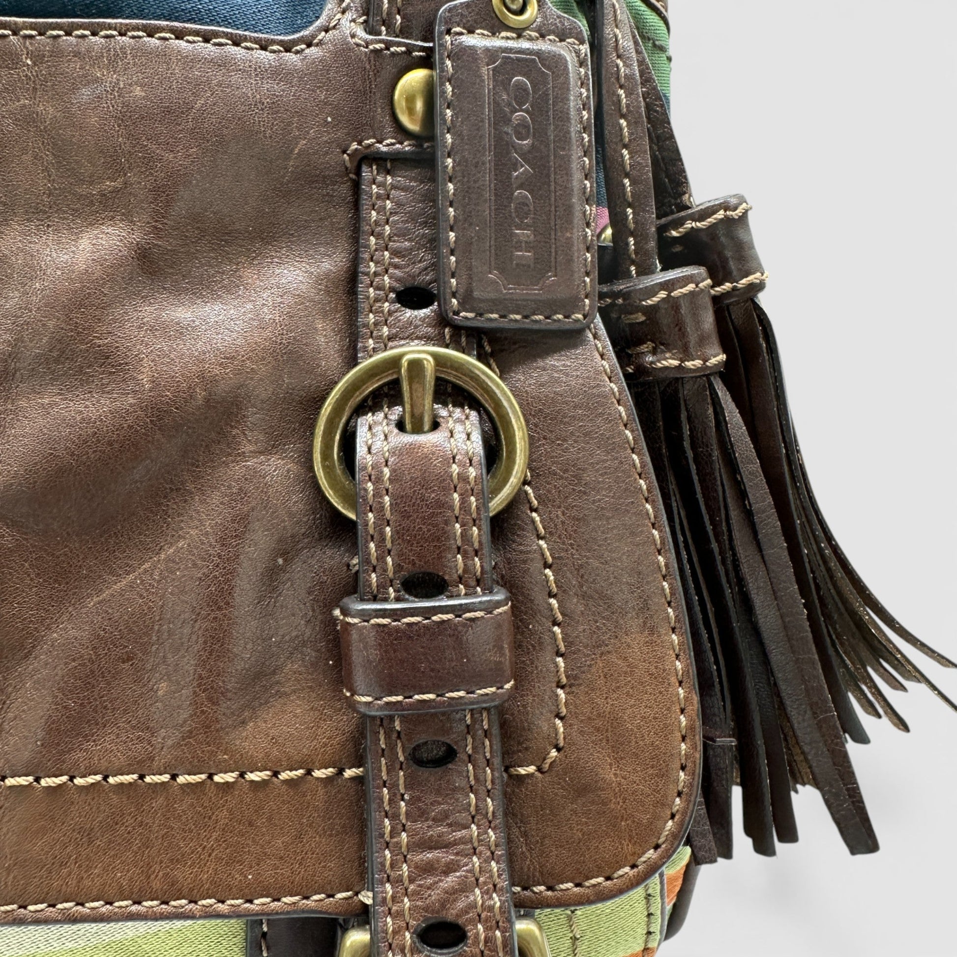 Coach F12613 Legacy Stripe Tote Shoulder Bag - Thanks it's Vintage