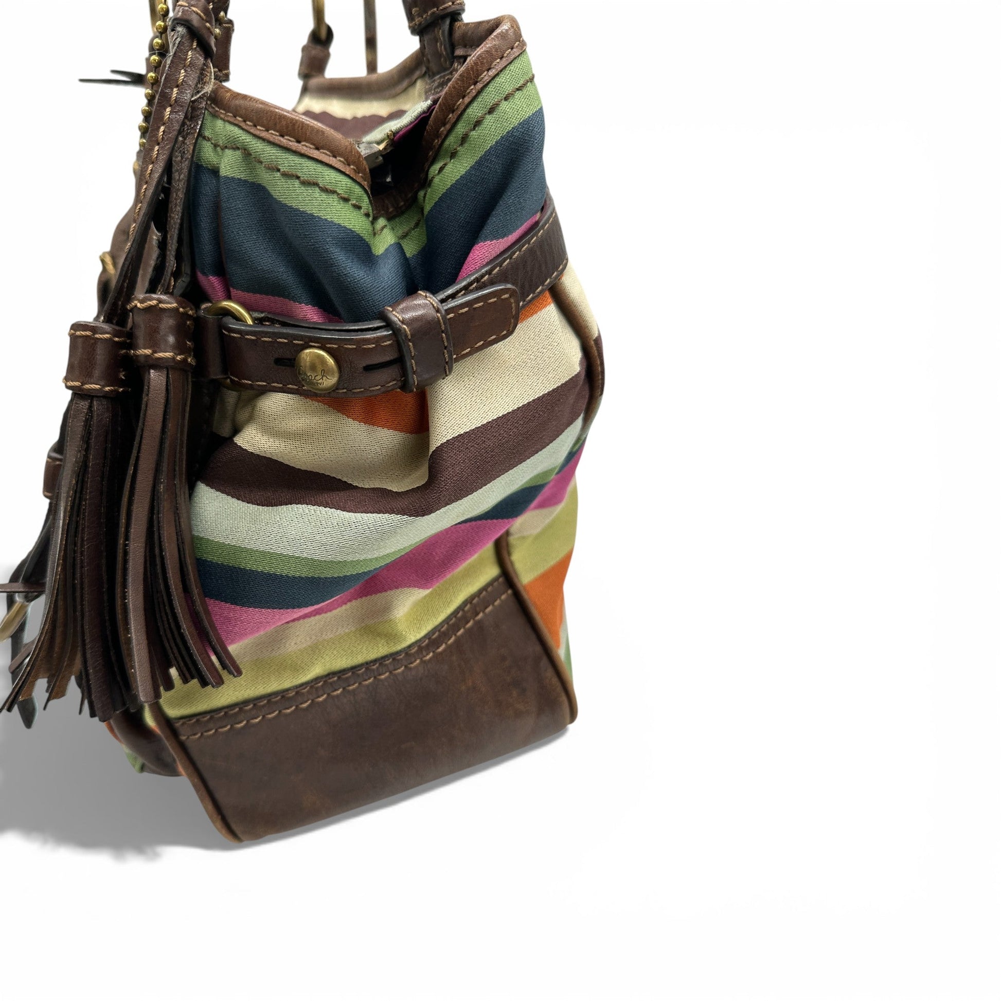 Coach F12613 Legacy Stripe Tote Shoulder Bag - Thanks it's Vintage