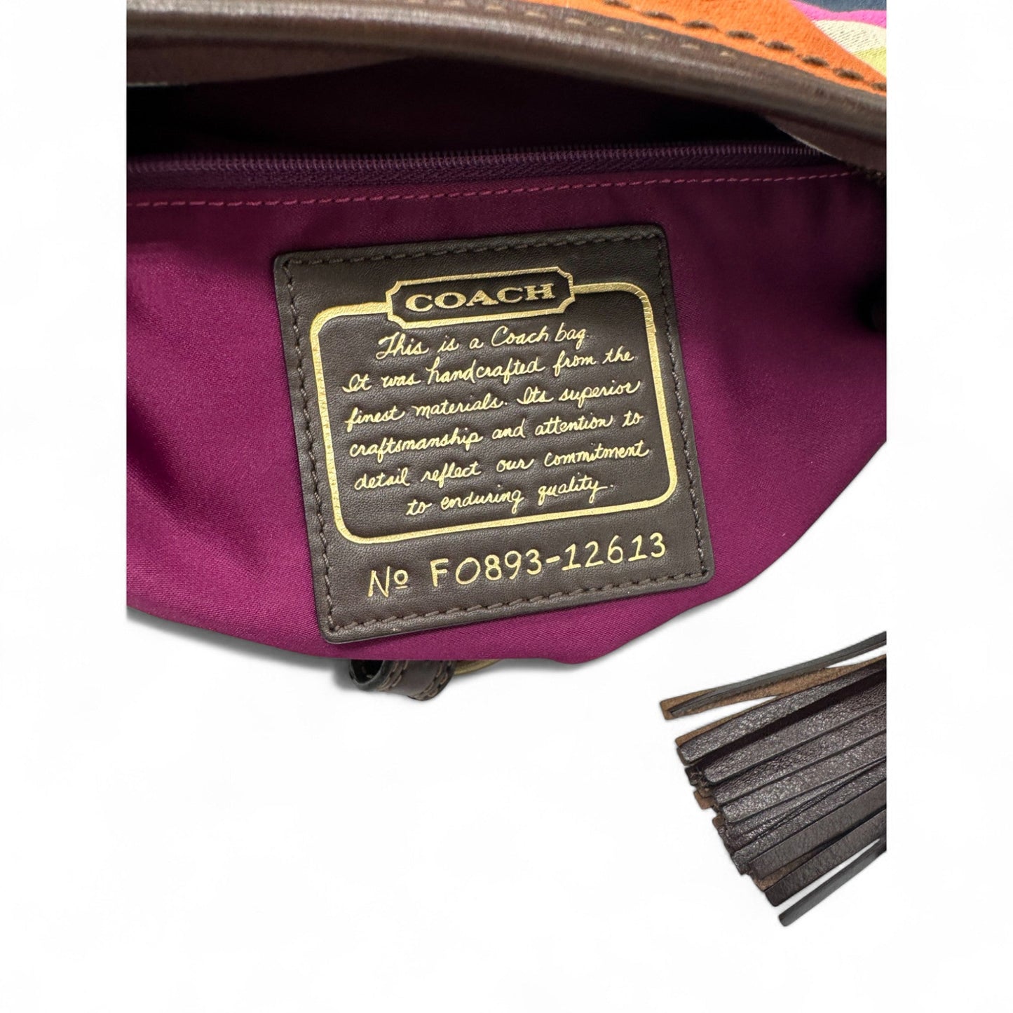 Coach F12613 Legacy Stripe Tote Shoulder Bag - Thanks it's Vintage