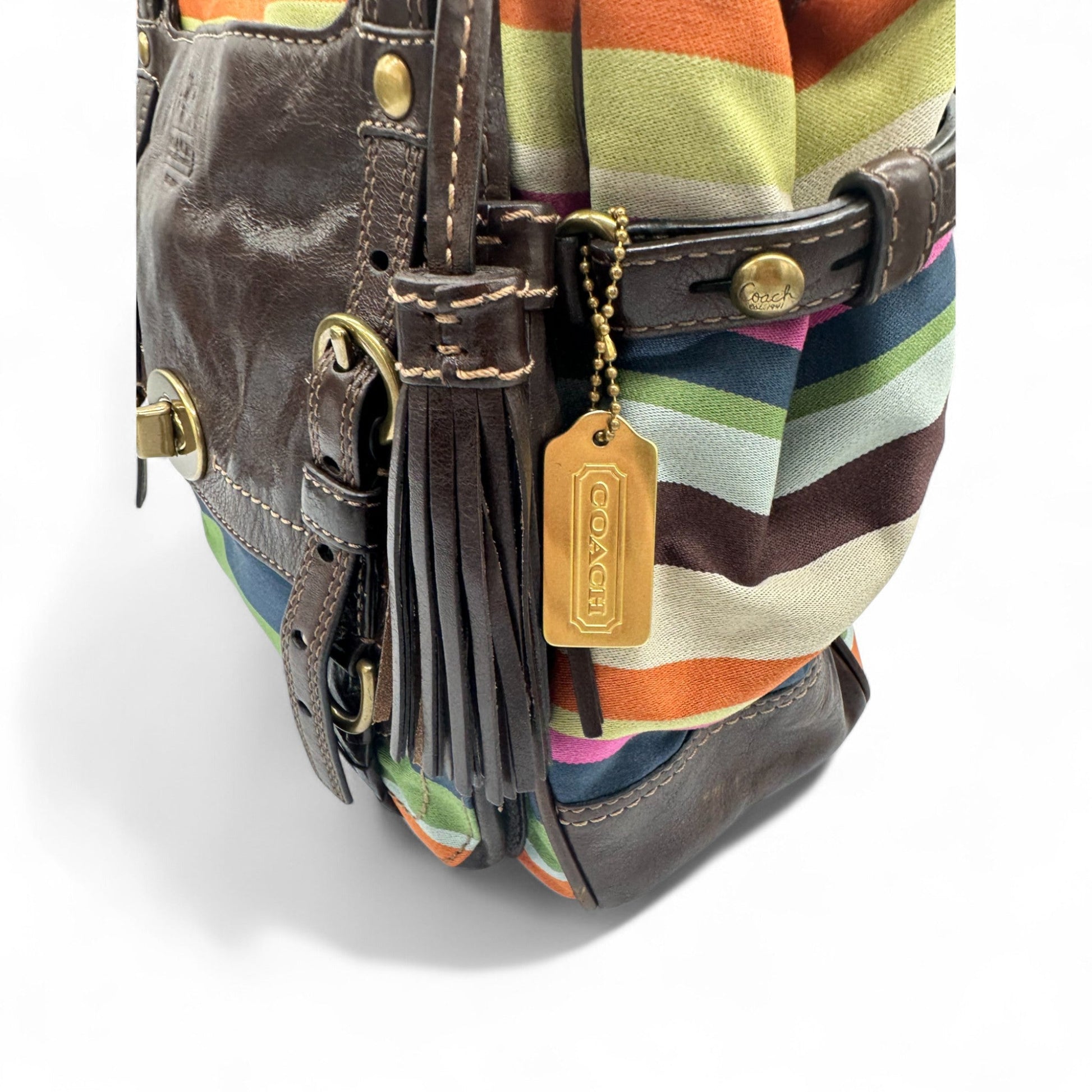 Coach F12613 Legacy Stripe Tote Shoulder Bag - Thanks it's Vintage
