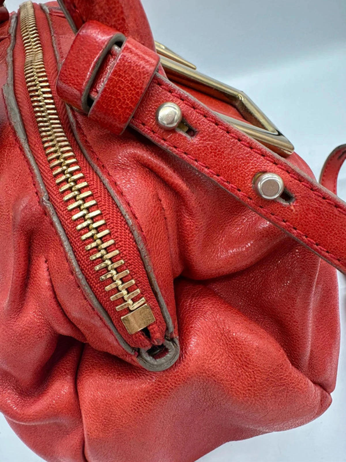 Vintage Chloé Red Mini Ethel Bag with Two Way Strap