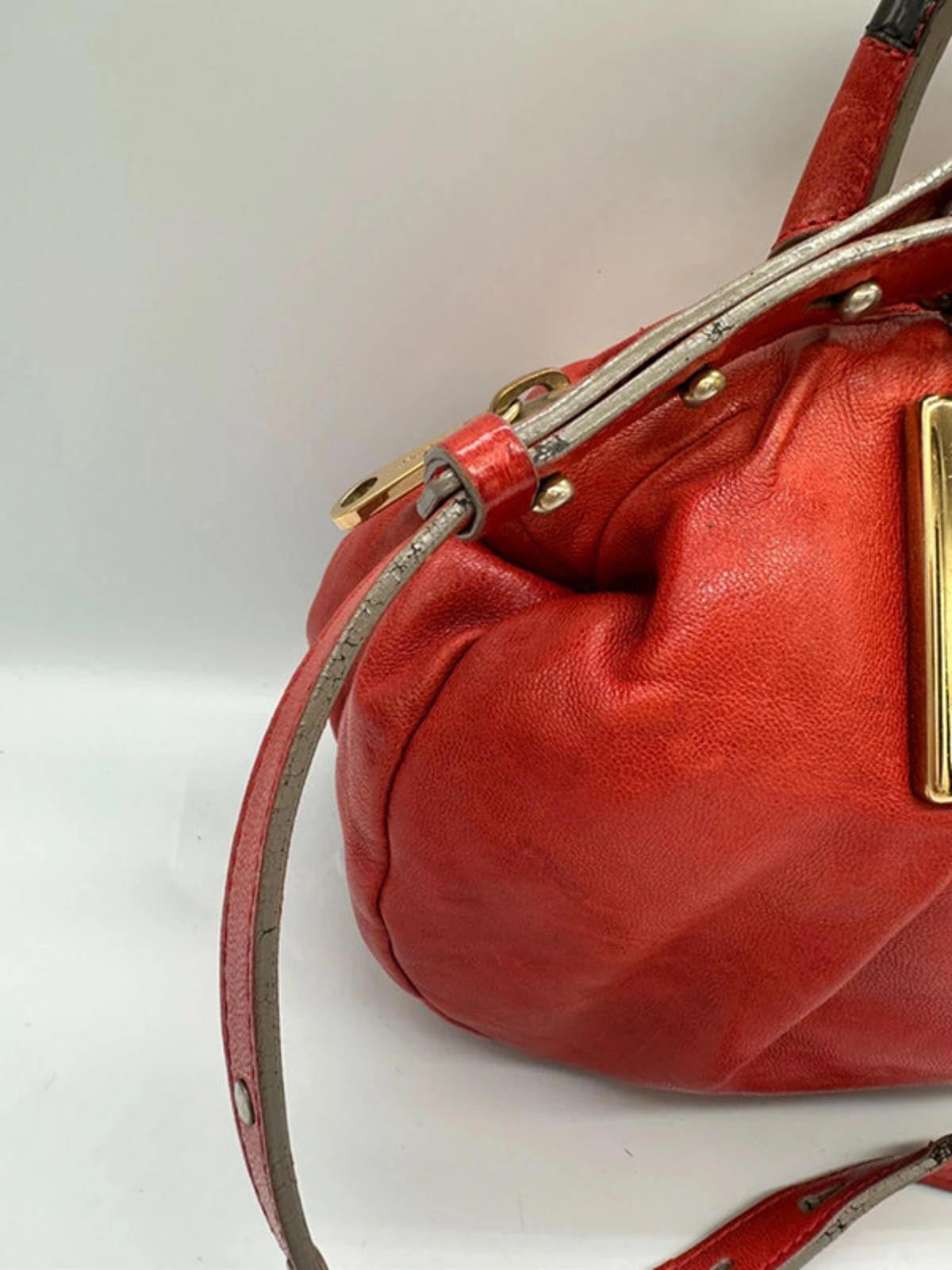Vintage Chloé Red Mini Ethel Bag with Two Way Strap
