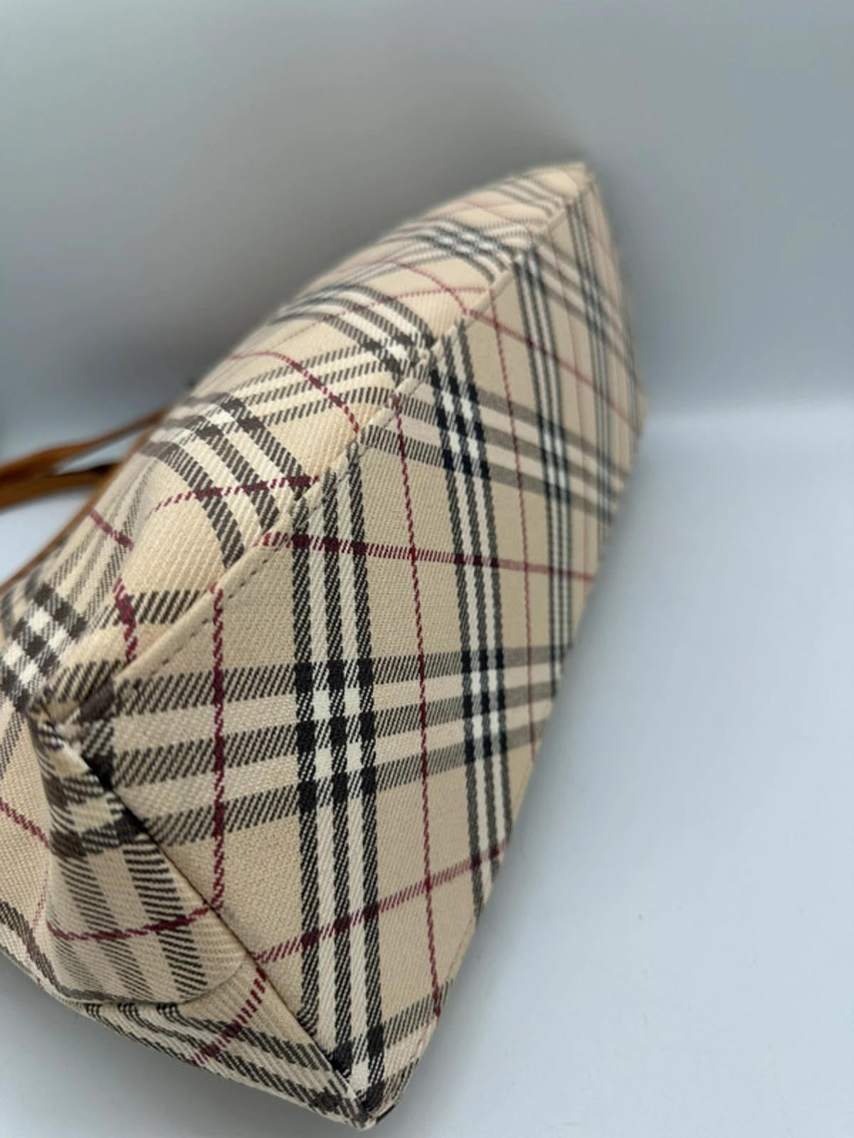 Vintage Blue Label Burberry Nova Check Shoulder Bag