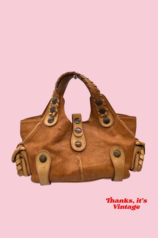 Vintage Chloé Mini Size Brown Leather Silverado
