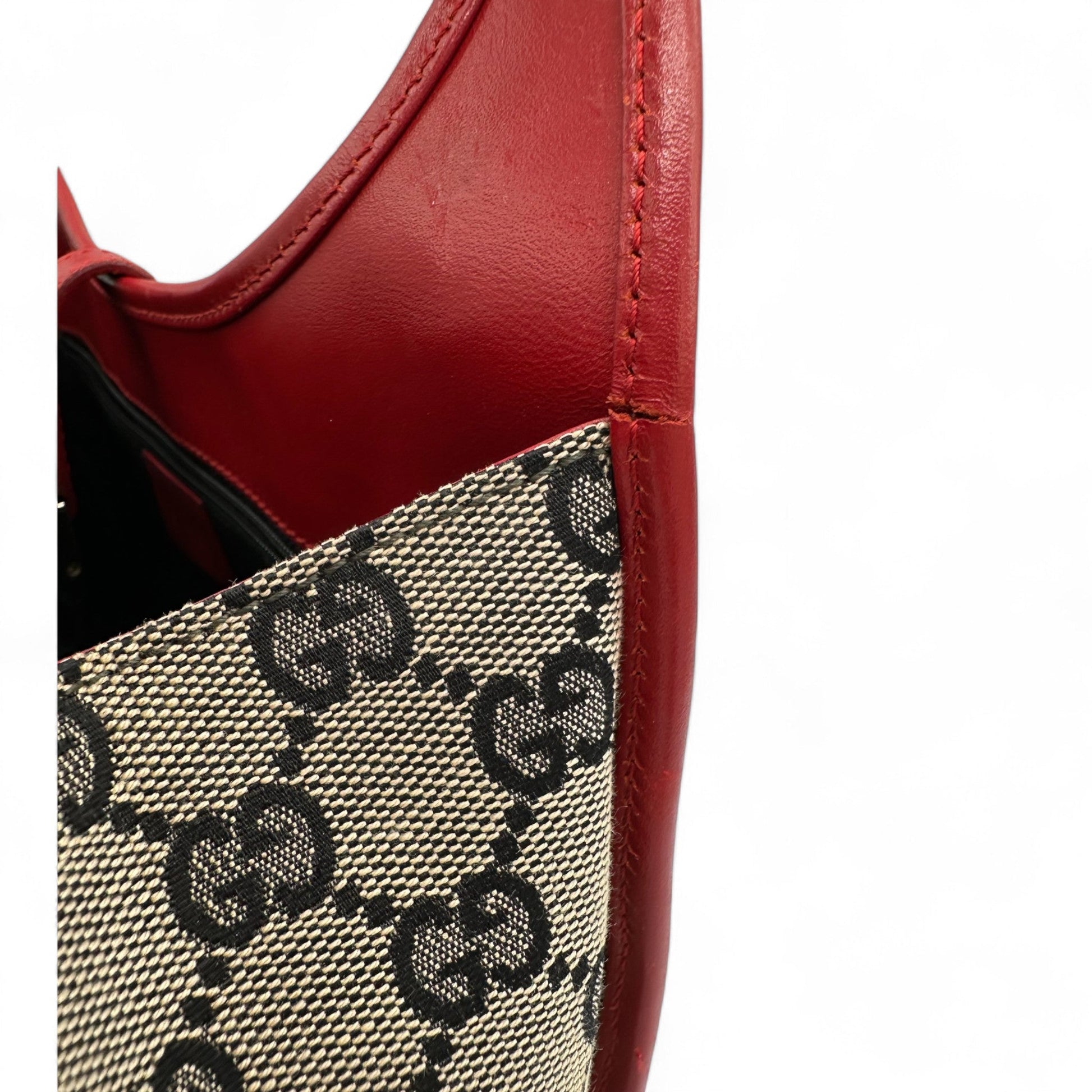 Gucci Jackie Bardot Handbag in GG Monogram - Thanks it's Vintage